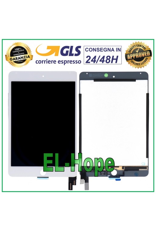 Écran tactile LCD pour Apple iPad Mini 4 A1538 A1550, écran en verre blanc