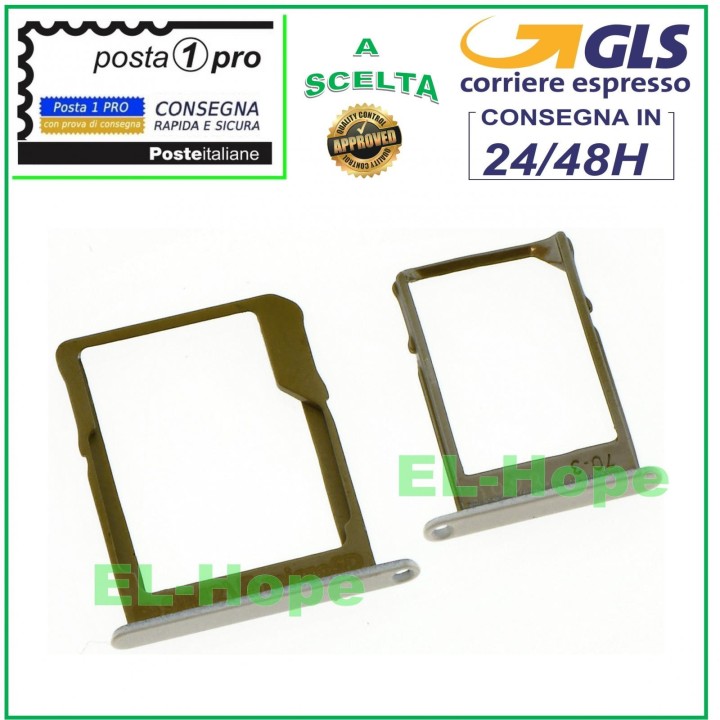 Compartiment pour carte SIM et micro SD pour Samsung Galaxy A5 SM A500 F Blanc