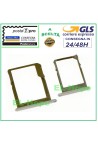 Compartiment pour carte SIM et micro SD pour Samsung Galaxy A5 SM A500 F Blanc