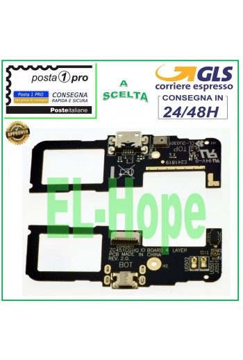 CONNECTEUR DE CHARGE ASUS ZENFONE C ZC451CG MICROPHONE PLAT FLEX DOCK CHARGE