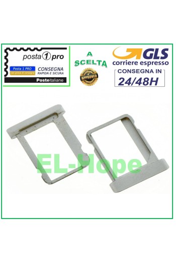 COMPARTIMENT POUR CHARIOT À FENTES PORTE-CARTE MICRO SIM APPLE IPAD 2 3 4 ARGENT