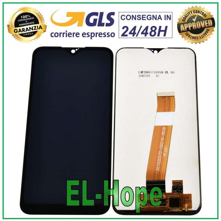 Écran LCD tactile noir pour Samsung Galaxy A01 SM-A015F A015