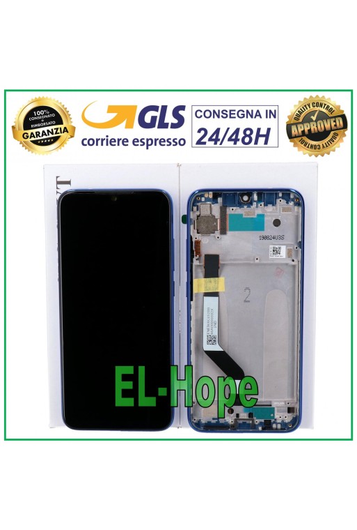 Écran LCD tactile d origine pour Xiaomi Redmi Note 7/Note 7 Pro, bleu