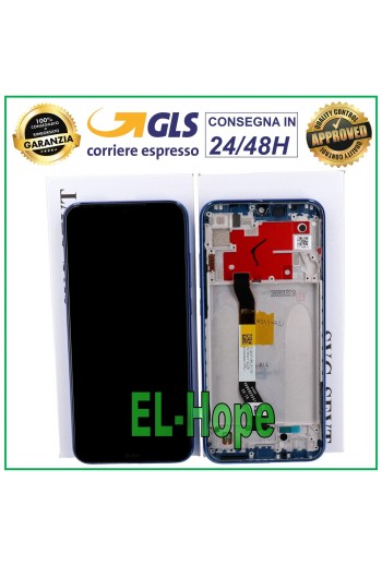 Écran LCD + cadre d origine Xiaomi Redmi Note 8T M1908C3XG Écran tactile bleu
