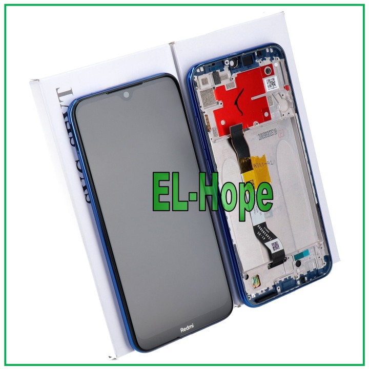 Écran LCD + cadre d origine Xiaomi Redmi Note 8T M1908C3XG, e'cran tactile bleu