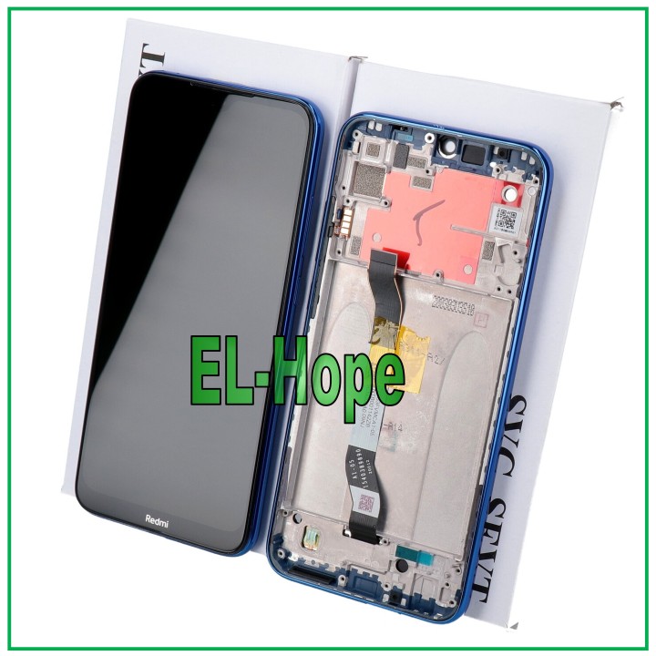 Écran LCD + cadre d origine Xiaomi Redmi Note 8T M1908C3XG, e'cran tactile bleu