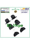 ENSEMBLE DE BOUTON DE LEVIER DE REMPLACEMENT L1 L2 R1 R2 + RESSORTS MANETTE PS4 SLIM JDM-030