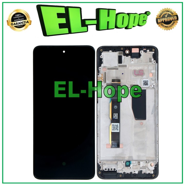 Écran LCD OLED + cadre pour Motorola Moto G84 5G XT2347, e'cran tactile en verre noir