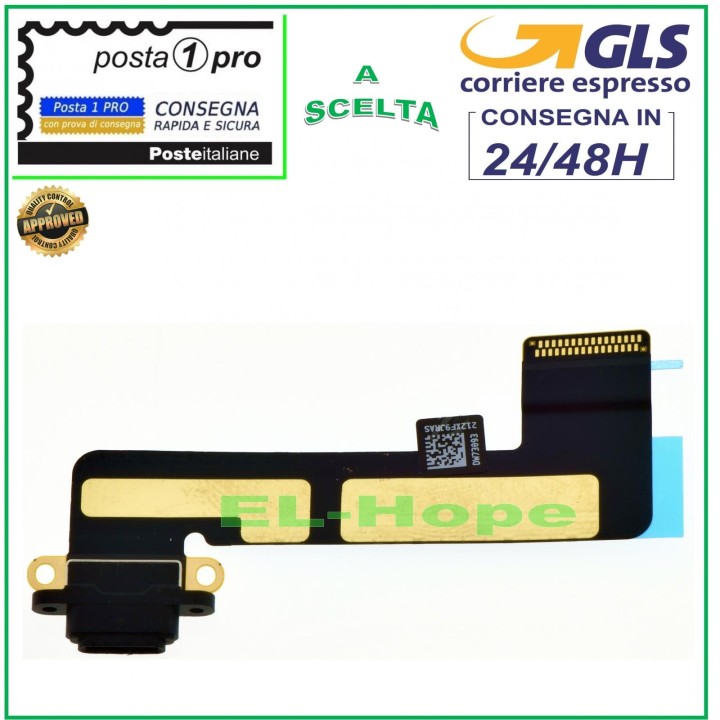 Connecteur de charge pour Apple iPad Mini A1432 A1454 A1455, station de charge, câble plat flexible, noir