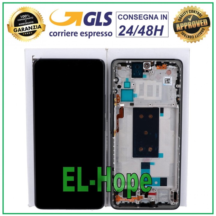 Écran tactile + e'cran LCD d origine Xiaomi Mi 11T 21081111RG / 11T Pro 2107113SG Noir
