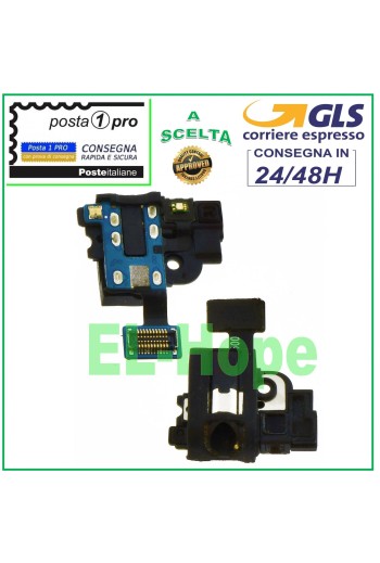 Prise jack audio flexible et plate pour casque Samsung Galaxy S4 GT I9500 I9505
