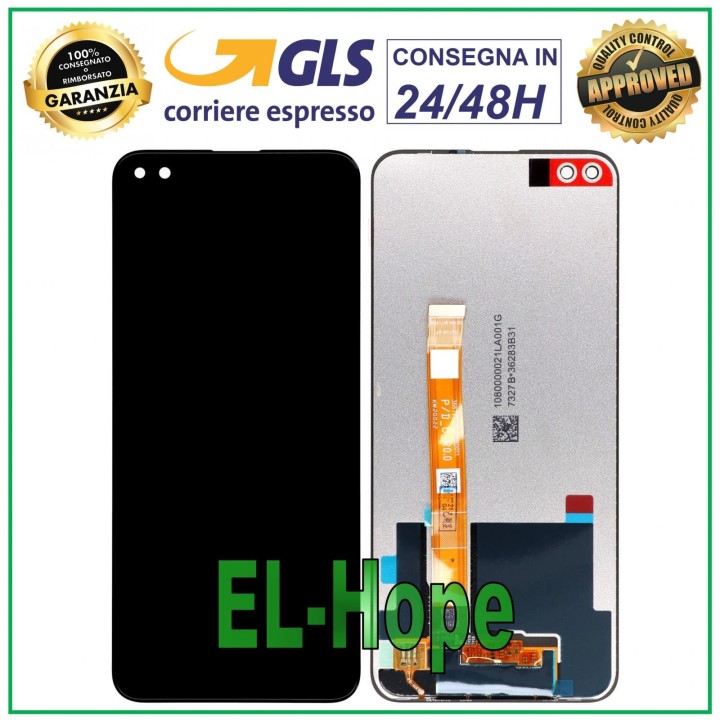 Écran LCD tactile noir pour Oppo Reno 4Z 5G CPH2065