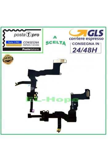 Capteur de proximité plat pour Apple iPhone 5C, câble flexible pour microphone et caméra avant