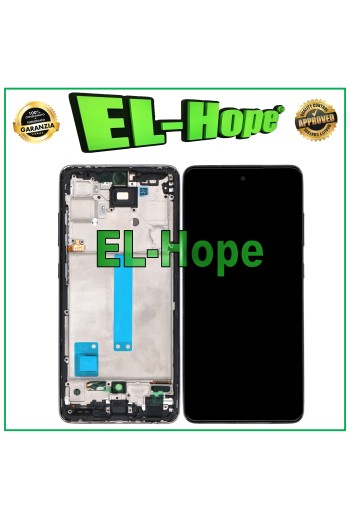 Écran LCD TFT pour Samsung Galaxy A52 5G 2021 SM-A525F A526B, cadre tactile noir