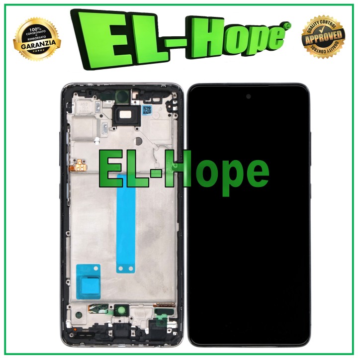 Écran LCD TFT pour Samsung Galaxy A52 5G 2021 SM-A525F A526B, cadre tactile noir