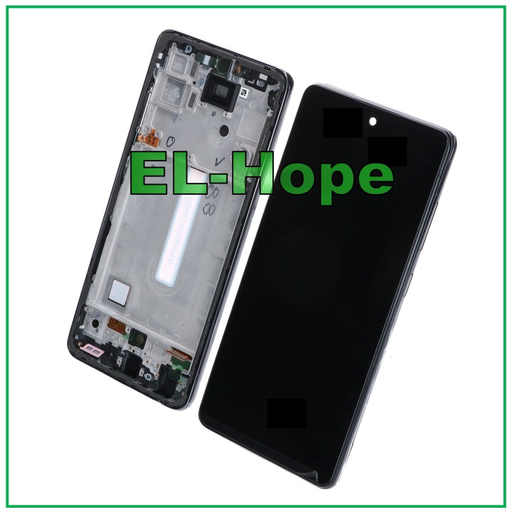 Écran LCD TFT pour Samsung Galaxy A52 5G 2021 SM-A525F A526B, cadre tactile noir