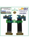 PAIRE DE CÂBLES PLATS ET FLEXIBLES POUR APPAREIL PHOTO LR POUR SAMSUNG GALAXY A80 SM-A805F