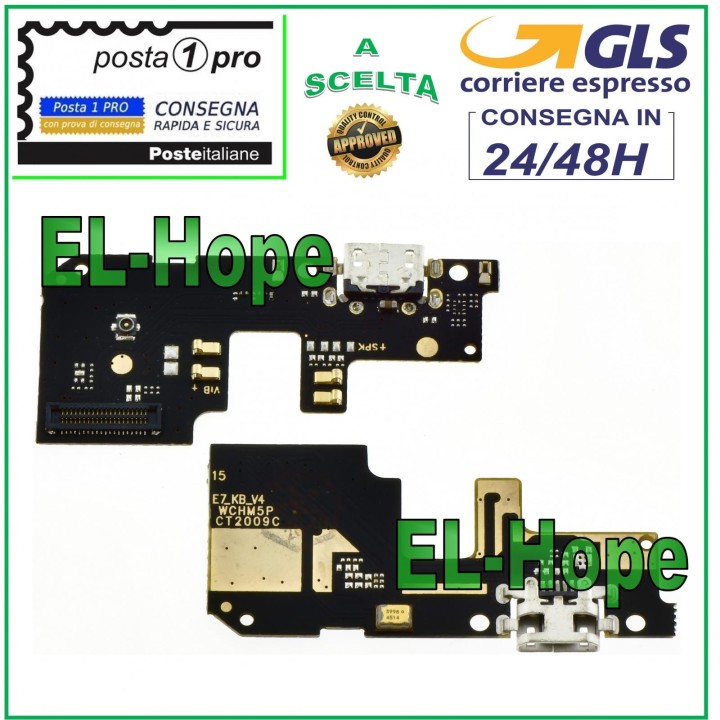 CONNECTEUR DE CHARGE REDMI 5 PLUS MICROPHONE DOCK PCB CHARGE MICRO USB