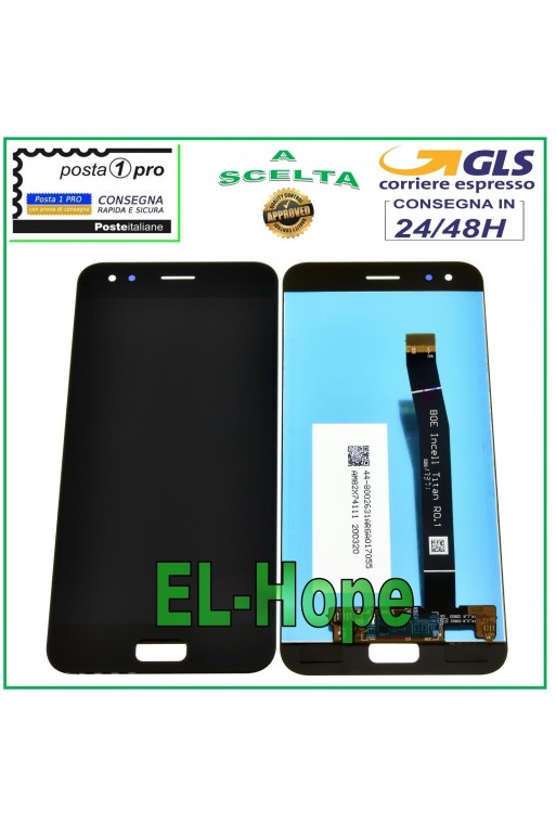 Écran LCD tactile noir pour ASUS Zenfone 4 ZE554KL Z01KD S660