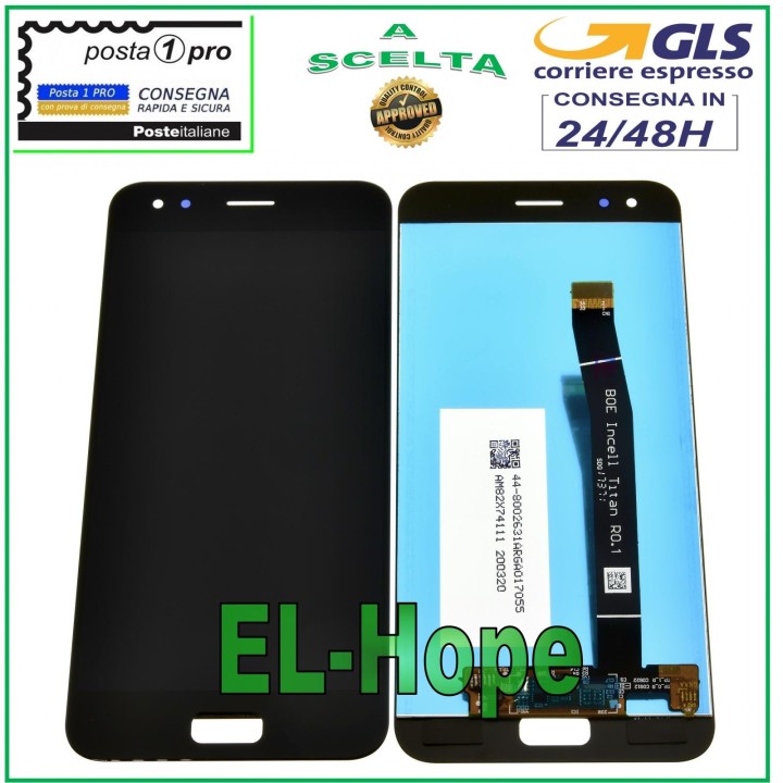 Écran LCD tactile noir pour ASUS Zenfone 4 ZE554KL Z01KD S660