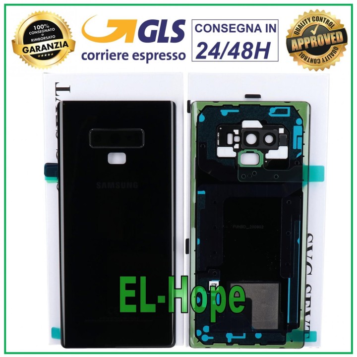 Cache batterie noir d origine pour Samsung Galaxy Note 9 SM-N960