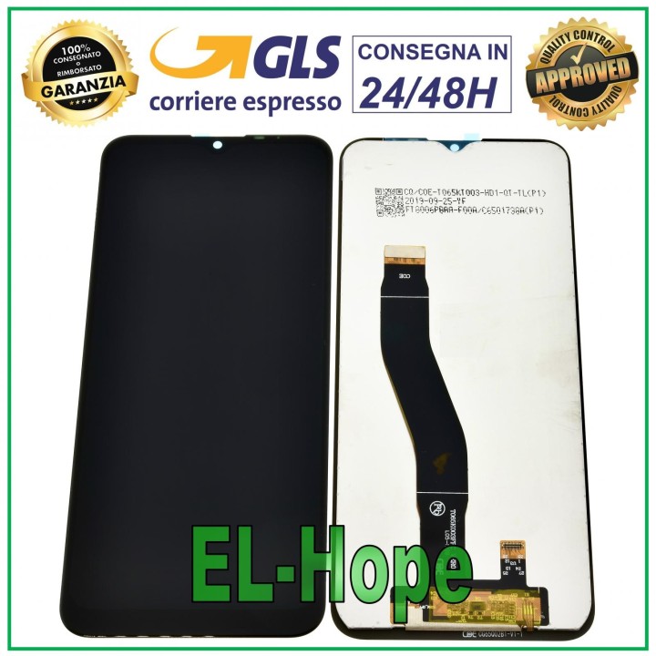 Écran LCD tactile noir pour Wiko View 4 W-V851 V830 / View 4 Lite W-V730