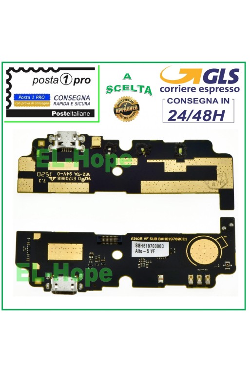 CONNECTEUR DE CHARGE VODAFONE SMART PRIME 6 VF-895N MICROPHONE PCB DOCK CHARGE USB