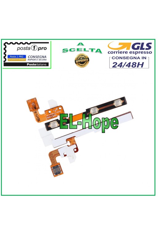TOUCHES LATÉRALES PLATES VOLUME MISE HORS TENSION MISE SOUS TENSION SAMSUNG GALAXY TAB 2 P3100 P3110