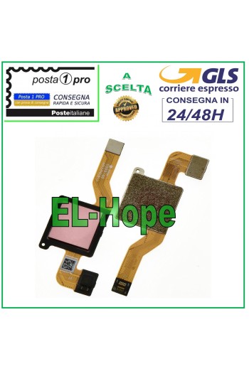 Bouton d accueil plat et flexible avec capteur d empreintes digitales pour Xiaomi Redmi Note 5 Rose