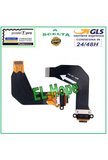 Connecteur de charge plat et flexible pour station d accueil Huawei P40 ANA-LX9 LX4 NX9, type C