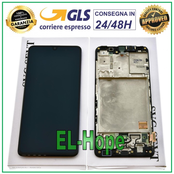 Cadre d e'cran d origine reconditionne' pour Samsung A41 SM-A415 A415F tactile noir GH82-22860A