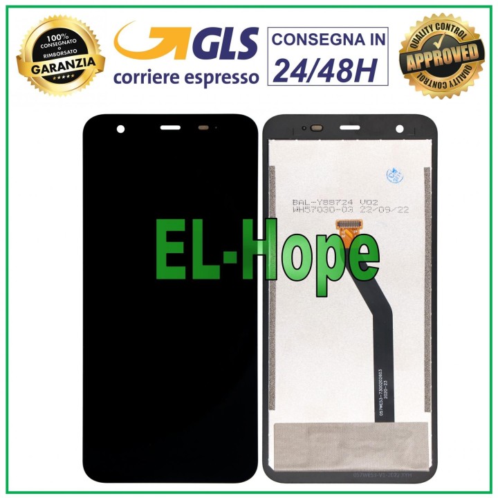 Écran LCD pour Blackview BV6300 / BV6300 PRO, e'cran tactile assemble', noir