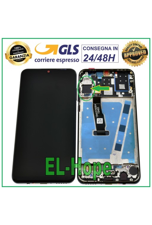 Cadre d écran LCD tactile noir pour Huawei P30 Lite (Mar-LX1M et Mar-LX1A et LX2J) 48 MP