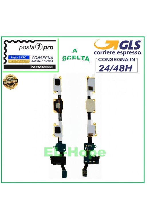 Clavier plat flexible avec bouton d accueil pour Samsung Galaxy J7 2016 J710 FN et prise audio 