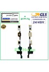 Clavier plat flexible avec bouton d accueil pour Samsung Galaxy J7 2016 J710 FN et prise audio