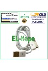 Câble de donne'es, câble de charge, chargeur de batterie, Apple iPhone 4, 4S, iPad 2, 3, 4, 1 MT