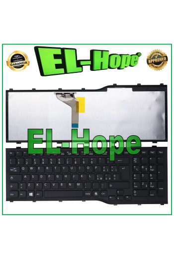 CLAVIER ITA POUR ORDINATEUR PORTABLE FUJITSU LIFEBOOK AH532 A532 N532 NH532 NOIR 