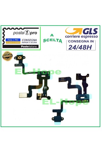 BOUTON MARCHE/ARRÊT POUR APPLE IPHONE 4S CAPTEUR DE PROXIMITÉ FLAT FLEX