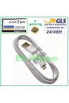Câble de donne'es, câble de charge, chargeur de batterie, micro USB, universel, 1 m, blanc