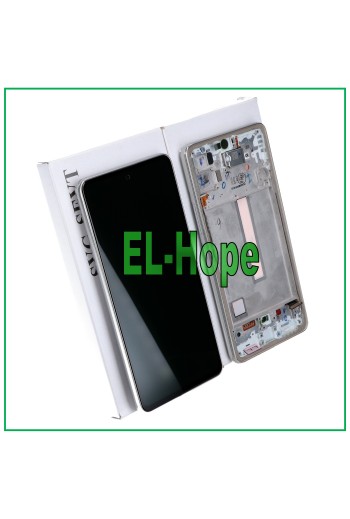 Écran LCD + cadre d origine Samsung Galaxy A53 5G SM-A536 A536B tactile blanc