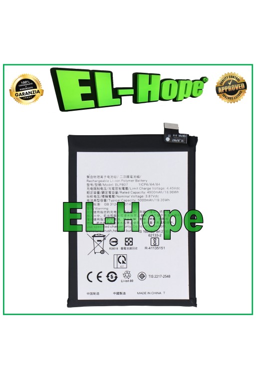 Batterie BLP807 1ICP6/64/84 pour Oppo Realme 7 5G RMX2155 RMX2111, identique à l original