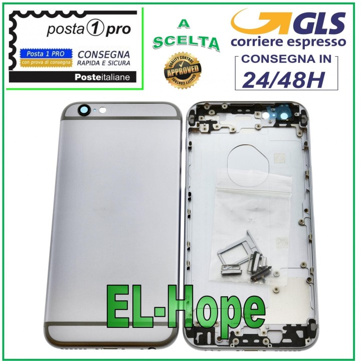 Coque arrie're grise pour Apple iPhone 6/6G