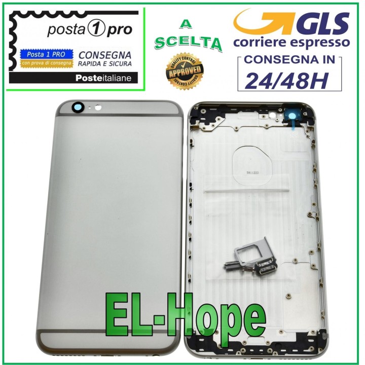 Coque arrie're grise pour Apple iPhone 6 Plus