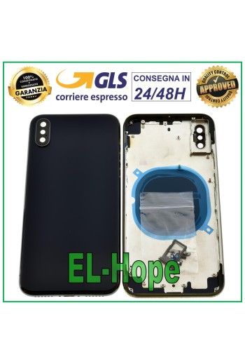 Coque arrière noire pour Apple iPhone X