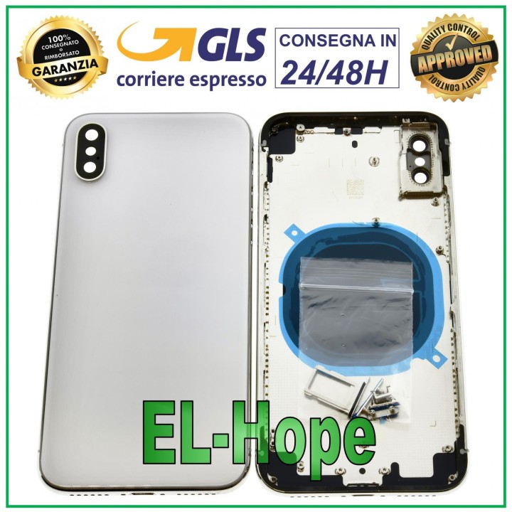 Coque arrie're blanche pour Apple iPhone X