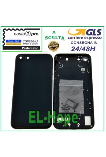 Coque arrière pour Apple iPhone 7/7G, coque arrière noire mate