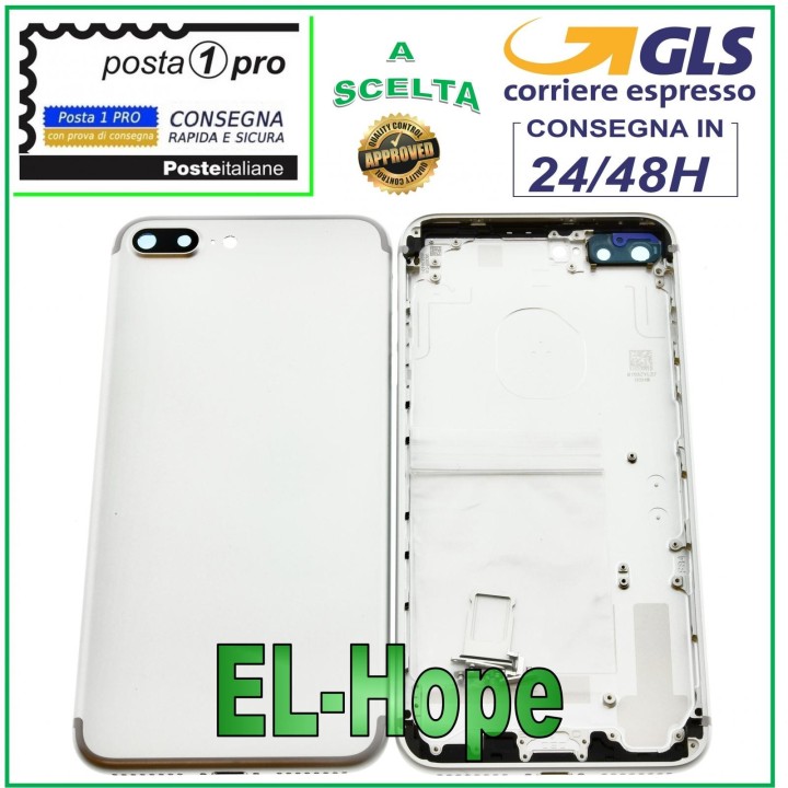 Coque arrie're blanche pour Apple iPhone 7 Plus