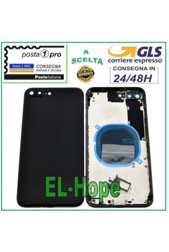 Coque arrière noire pour Apple iPhone 8 Plus