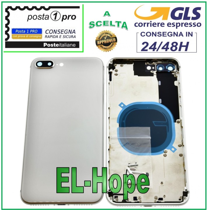 Coque arrie're blanche pour Apple iPhone 8 Plus