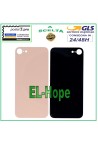 Coque arrie're en verre pour iPhone 8, coque arrie're rose et or